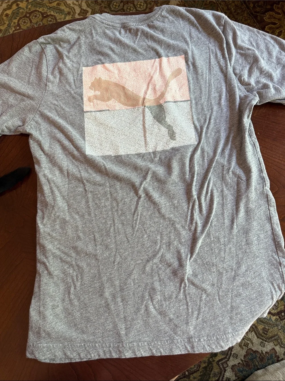 Title:Vintage Puma AS Roma Disney Soccer Showcase T-Shirt Gray Mens Medium - Picture 4 of 6